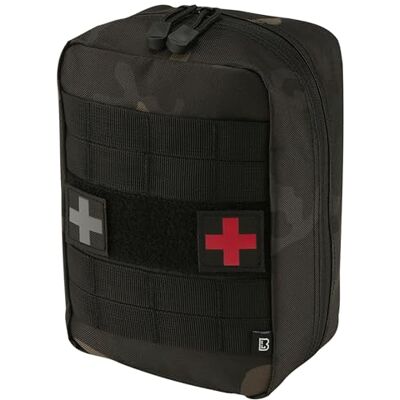 Brandit Molle First Aid Pouch Large, dark_camo, OS Brandit Molle First Aid Pouch Large, dark_camo, OS