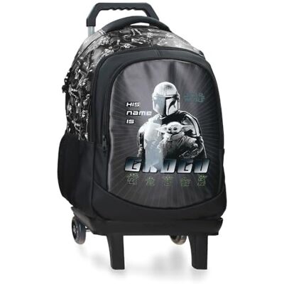 Star Wars Joumma His Name Is Grogu Zaino con Trolley Laptop 15,6 Pollici Nero 34x46x21 cm PVC 32,84L Star Wars Joumma His Name Is Grogu Zaino con Trolley Laptop 15,6 Pollici Nero 34x46x21 cm PVC 32,84L
