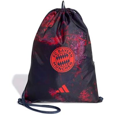 Adidas Unisex Adulto Fc Bayern Munich Shoe Bag, night indigo/hi-res red, One Size Adidas Unisex Adulto Fc Bayern Munich Shoe Bag, night indigo/hi-res red, One Size