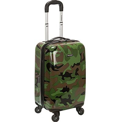 Rockland Safari Hardside Spinner Wheel Bagagli, Mimetico, Taglia unica, Melbourne Hardside Trolley espandibile con ruote girevoli Rockland Safari Hardside Spinner Wheel Bagagli, Mimetico, Taglia unica, Melbourne Hardside Trolley espandibile con ruote girevoli