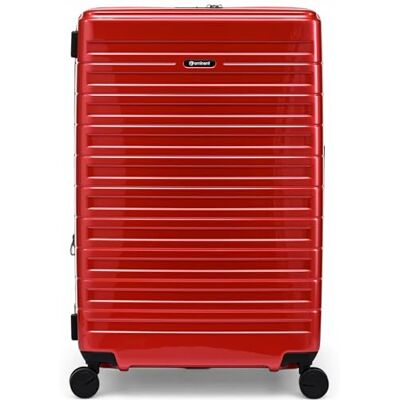 Eminent Voyager Valigia Grande 23 kg da Stiva, Trolley XL 158 cm Rigido Valigia grande XXL rigida, 4,4 kg, 112L, 158 cm per 23 kg da stiva, espandibile 77x51x30/34, policarbonato, Rosso Eminent Voyager Valigia Grande 23 kg da Stiva, Trolley XL 158 cm Rigido Valigia grande XXL rigida, 4,4 kg, 112L, 158 cm per 23 kg da stiva, espandibile 77x51x30/34, policarbonato, Rosso