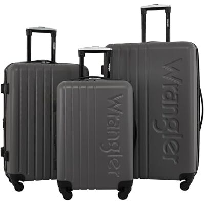 Wrangler Travelers Club 2 3 pc Hardside Spinner Bagagli Set Wrangler Travelers Club 2 3 pc Hardside Spinner Bagagli Set