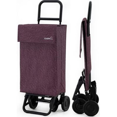 Garmol Carrello della spesa pieghevole 48 litri Carrello della spesa 4 Ruote Grande Capacità Carrello della spesa 4 Ruote Pieghevole Colore Melanzana Garmol Carrello della spesa pieghevole 48 litri Carrello della spesa 4 Ruote Grande Capacità Carrello della spesa 4 Ruote Pieghevole Colore Melanzana