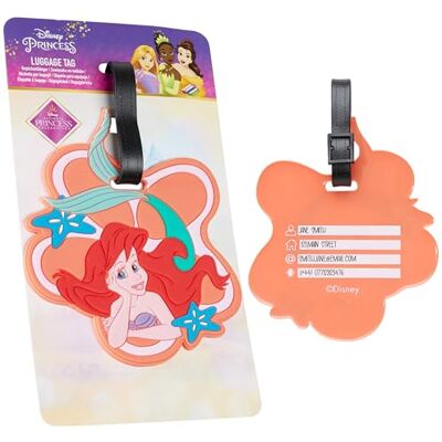 Disney Etichetta da Valigia Divertente, Etichette per Bagagli Portanome, Luggage Tag, Targhetta Valigia Aereo Stitch (Multi Ariel) Disney Etichetta da Valigia Divertente, Etichette per Bagagli Portanome, Luggage Tag, Targhetta Valigia Aereo Stitch (Multi Ariel)