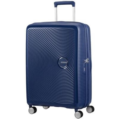 American Tourister Soundbox Trolley M Espandibile Valigia, 67 cm, 71.5/81 L, Blu (Midnight Navy) American Tourister Soundbox Trolley M Espandibile Valigia, 67 cm, 71.5/81 L, Blu (Midnight Navy)