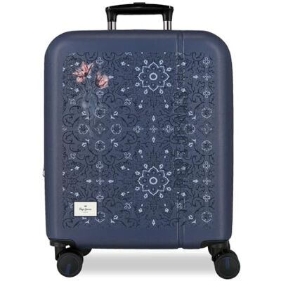 Pepe Jeans Lenay Marine Valigia da Cabina 40x55x20 cm Rigido ABS Lucchetto a Combinazione Integrato 37L 2.6kg 4 Doppie Ruote Bagaglio a Mano di Joumma Bags Pepe Jeans Lenay Marine Valigia da Cabina 40x55x20 cm Rigido ABS Lucchetto a Combinazione Integrato 37L 2.6kg 4 Doppie Ruote Bagaglio a Mano di Joumma Bags