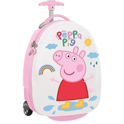 safta Peppa Pig Ice Cream Trolley da cabina 16 pollici, valigia con ruote, lucchetto di sicurezza, valigia leggera, 28 x 23 x 43 cm, colore: rosa chiaro/verde menta, Rosa Chiaro/Verde Menta, Estándar, safta Peppa Pig Ice Cream Trolley da cabina 16 pollici, valigia con ruote, lucchetto di sicurezza, valigia leggera, 28 x 23 x 43 cm, colore: rosa chiaro/verde menta, Rosa Chiaro/Verde Menta, Estándar,