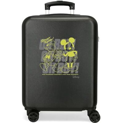 Disney Joumma Mickey Oh Boy Valigia da cabina nera 38 x 55 x 20 cm Rigida ABS Chiusura a combinazione laterale 35 L 2 kg 4 ruote doppie bagaglio a mano, Nero, Valigia cabina Disney Joumma Mickey Oh Boy Valigia da cabina nera 38 x 55 x 20 cm Rigida ABS Chiusura a combinazione laterale 35 L 2 kg 4 ruote doppie bagaglio a mano, Nero, Valigia cabina