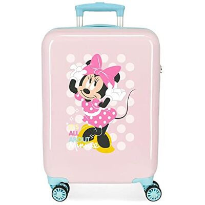 Disney Minnie Play All Day Valigia da cabina rosa 38 x 55 x 20 cm Rigida ABS Chiusura a combinazione laterale 34 L 2 kg 4 ruote doppie attrezzature a mano Disney Minnie Play All Day Valigia da cabina rosa 38 x 55 x 20 cm Rigida ABS Chiusura a combinazione laterale 34 L 2 kg 4 ruote doppie attrezzature a mano