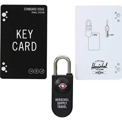 Herschel 10521-00001 TSA Card Lock Black Herschel 10521-00001 TSA Card Lock Black