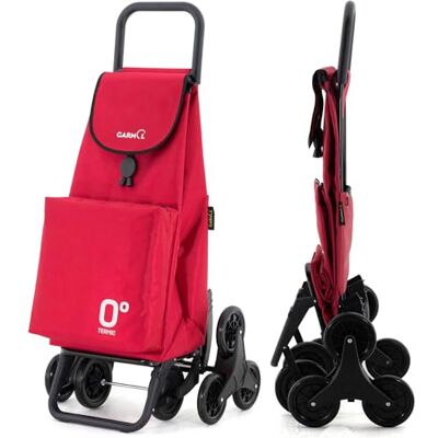 Garmol Carrello per la spesa termico pieghevole da 55 litri Tasca termica interna da 11 litri Carrello della spesa 8 ruote scalate di grande capacità Carrello pieghevole colore rosso Garmol Carrello per la spesa termico pieghevole da 55 litri Tasca termica interna da 11 litri Carrello della spesa 8 ruote scalate di grande capacità Carrello pieghevole colore rosso