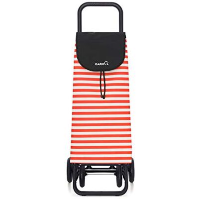 Garmol Carrello per la Spesa 55L Bianco e Rosso Garmol Carrello per la Spesa 55L Bianco e Rosso