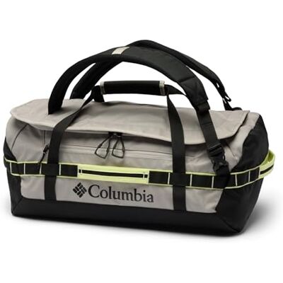 Columbia Borsone unisex Landroamer da 40 l, grigio focaia/nero/giallo chiaro, taglia unica Columbia Borsone unisex Landroamer da 40 l, grigio focaia/nero/giallo chiaro, taglia unica