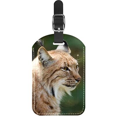 Generic La borsa di viaggio di cuoio dell'unità di elaborazione identifica la lince animale fresca di progettazione personalizzata Generic La borsa di viaggio di cuoio dell'unità di elaborazione identifica la lince animale fresca di progettazione personalizzata