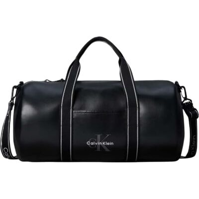 Calvin Klein Men Bold Logo Webbing Weekender LV04D3461G Weekender, nero (nero), taglia unica Calvin Klein Men Bold Logo Webbing Weekender LV04D3461G Weekender, nero (nero), taglia unica