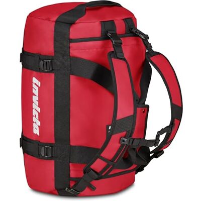 Invicta Zaino da Viaggio 50L – 51x33x33 cm, Rosso, Borsone con Spallacci Amovibili, Tasca Interna, Fondo Rinforzato, Apertura Frontale, Passante per Trolley, Bagaglio Aereo Cappelliera, Uomo Donna Invicta Zaino da Viaggio 50L – 51x33x33 cm, Rosso, Borsone con Spallacci Amovibili, Tasca Interna, Fondo Rinforzato, Apertura Frontale, Passante per Trolley, Bagaglio Aereo Cappelliera, Uomo Donna