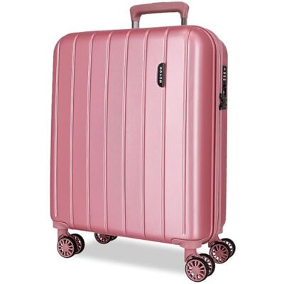 MOVOM Joumma Bags Valigia da cabina con due scomparti, realizzata in materiale ABS resistente e leggero, 4 ruote girevoli, chiusura a combinazione laterale, Rosa, Taglia unica, Valigia cabina MOVOM Joumma Bags Valigia da cabina con due scomparti, realizzata in materiale ABS resistente e leggero, 4 ruote girevoli, chiusura a combinazione laterale, Rosa, Taglia unica, Valigia cabina