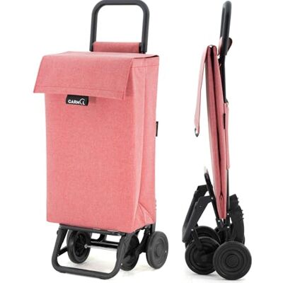 Garmol Carrello della spesa pieghevole 48 litri Carrello della spesa 4 ruote grande capacità Carrello della spesa 4 ruote pieghevole colore rosso Garmol Carrello della spesa pieghevole 48 litri Carrello della spesa 4 ruote grande capacità Carrello della spesa 4 ruote pieghevole colore rosso