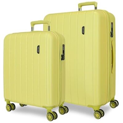 MOVOM Wood Valigia Cabina, Medie, Grandi e Set, Rigida ABS Chiusura TSA, 4 Ruote Doppie Estensibili Bags Bags Bags, giallo, 40 x 55 x 20 cm y 45 x 65 x 28 cm, Set 2 valigie MOVOM Wood Valigia Cabina, Medie, Grandi e Set, Rigida ABS Chiusura TSA, 4 Ruote Doppie Estensibili Bags Bags Bags, giallo, 40 x 55 x 20 cm y 45 x 65 x 28 cm, Set 2 valigie