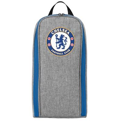 FOCO Con licenza ufficiale Chelsea FC borsa portascarpe grigia FOCO Con licenza ufficiale Chelsea FC borsa portascarpe grigia