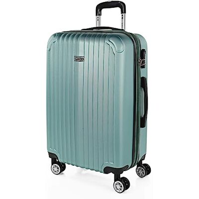 ITACA Valigia Media da Viaggio Rigide. Trolley Medio con 4 Ruote. Materiale ABS Valigia Media Rigida in Offerta Resistente e Super Leggero Valigia 20 kg Lucchetto TSA, Acquamarina ITACA Valigia Media da Viaggio Rigide. Trolley Medio con 4 Ruote. Materiale ABS Valigia Media Rigida in Offerta Resistente e Super Leggero Valigia 20 kg Lucchetto TSA, Acquamarina