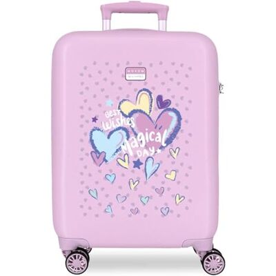 MOVOM Best Wishes Viola Valigia da Cabina 38x55x20 cm Rigido ABS Lucchetto a Combinazione Laterale 35L 2.5kg 4 Doppie Ruote MOVOM Best Wishes Viola Valigia da Cabina 38x55x20 cm Rigido ABS Lucchetto a Combinazione Laterale 35L 2.5kg 4 Doppie Ruote