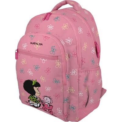 Grafoplás Zaino scuola Mafalda Baby Cart, tre scomparti, 33 x 46 x 22,5 cm, 30 litri, zona imbottita per portatile, adattabile al carrello, perfetto per il Cole, Rosa, 33x46x22,5cm, Scuola Grafoplás Zaino scuola Mafalda Baby Cart, tre scomparti, 33 x 46 x 22,5 cm, 30 litri, zona imbottita per portatile, adattabile al carrello, perfetto per il Cole, Rosa, 33x46x22,5cm, Scuola