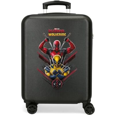 Marvel Joumma Deadpool & Wolverine Valigia da cabina nera 38 x 55 x 20 cm Rigido 2 kg Chiusura a combinazione laterale ABS 2 kg 34 L Bagaglio a mano, Nero, Taglia unica, Valigia cabina Marvel Joumma Deadpool & Wolverine Valigia da cabina nera 38 x 55 x 20 cm Rigido 2 kg Chiusura a combinazione laterale ABS 2 kg 34 L Bagaglio a mano, Nero, Taglia unica, Valigia cabina