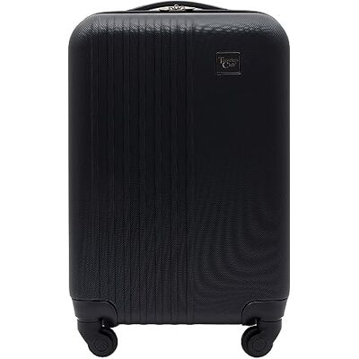 Travelers Club Bagaglio a Mano Cosmo Hardside con Spinner, Nero, 51 cm Travelers Club Bagaglio a Mano Cosmo Hardside con Spinner, Nero, 51 cm