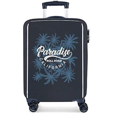 ROLL ROAD Palm Trolley cabina Azzurro 37x22x55 cms Rigida ABS Chiusura a combinazione numerica 33L 2,8Kgs 4 doppie ruote Bagaglio a mano ROLL ROAD Palm Trolley cabina Azzurro 37x22x55 cms Rigida ABS Chiusura a combinazione numerica 33L 2,8Kgs 4 doppie ruote Bagaglio a mano