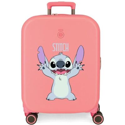 Disney Joumma Stitch Playfull Valigia per bambini Valigia da cabina rigida ABS Chiusura TSA 4 Ruote Bagaglio a mano, Corallo, Taglia unica per tutti Disney Joumma Stitch Playfull Valigia per bambini Valigia da cabina rigida ABS Chiusura TSA 4 Ruote Bagaglio a mano, Corallo, Taglia unica per tutti
