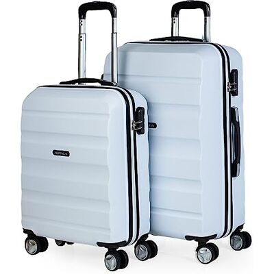 ITACA -03, Set di valigie Unisex, Bianco (White), 2 S M confezione da ITACA -03, Set di valigie Unisex, Bianco (White), 2 S M confezione da