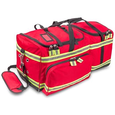 ELITE BAGS Borsa per abbigliamento ATTACK rosso scomparti separati per uso o abbigliamento privato pratiche cinghie sul coperchio capacità circa 105 litri ELITE BAGS Borsa per abbigliamento ATTACK rosso scomparti separati per uso o abbigliamento privato pratiche cinghie sul coperchio capacità circa 105 litri
