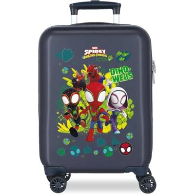 Marvel Joumma Dino-Webs Valigia da cabina blu 33 x 50 x 20 cm, rigida in ABS, chiusura a combinazione laterale, 28 l, 2,2 kg, 4 ruote doppie, bagaglio a mano Marvel Joumma Dino-Webs Valigia da cabina blu 33 x 50 x 20 cm, rigida in ABS, chiusura a combinazione laterale, 28 l, 2,2 kg, 4 ruote doppie, bagaglio a mano