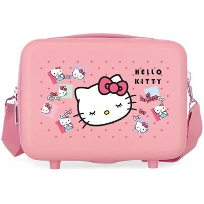 Hello Kitty Sanrio Bows Trousse Adattabile Rosa 29x21x15 cm Rigido ABS 9.1L 0.8 kgs Hello Kitty Sanrio Bows Trousse Adattabile Rosa 29x21x15 cm Rigido ABS 9.1L 0.8 kgs