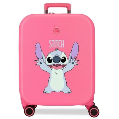 Disney Joumma Stitch Playfull Valigia per bambini Valigia rigida ABS Chiusura TSA 4 Ruote Bagagli a Mano, fucsia, Taglia unica per tutti Disney Joumma Stitch Playfull Valigia per bambini Valigia rigida ABS Chiusura TSA 4 Ruote Bagagli a Mano, fucsia, Taglia unica per tutti