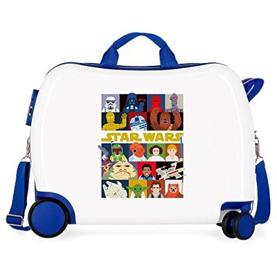 Star Wars The Child Characters, Maleta Infantil, 50x38x20 cm ABS Rigido Chiusura a Combinazione Laterale 34L 1.8 kg, 4 Doppie Ruote, Bianco (Characters) Star Wars The Child Characters, Maleta Infantil, 50x38x20 cm ABS Rigido Chiusura a Combinazione Laterale 34L 1.8 kg, 4 Doppie Ruote, Bianco (Characters)
