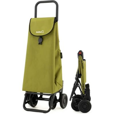 Garmol Carrello della spesa pieghevole da 55 litri Carrello della spesa 4 ruote grande capacità pieghevole Carrello della spesa pieghevole colore verde avocado Garmol Carrello della spesa pieghevole da 55 litri Carrello della spesa 4 ruote grande capacità pieghevole Carrello della spesa pieghevole colore verde avocado
