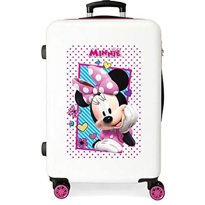 Disney Minnie Joy Trolley cabina Multicolore 34x55x20 cms Rigida ABS Chiusura a combinazione numerica 34L 2,6Kgs 4 doppie ruote Bagaglio a mano Disney Minnie Joy Trolley cabina Multicolore 34x55x20 cms Rigida ABS Chiusura a combinazione numerica 34L 2,6Kgs 4 doppie ruote Bagaglio a mano