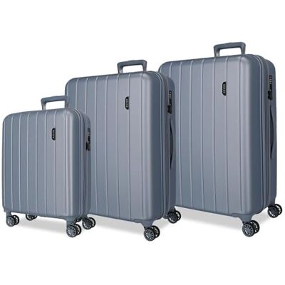 MOVOM Wood Valigia Cabina, Medie, Grandi e Set, Rigida ABS Chiusura TSA, 4 Ruote Doppie Estensibili Bags Bags Bags, argento, Taglia unica, Set 3 valigie 65-75 MOVOM Wood Valigia Cabina, Medie, Grandi e Set, Rigida ABS Chiusura TSA, 4 Ruote Doppie Estensibili Bags Bags Bags, argento, Taglia unica, Set 3 valigie 65-75