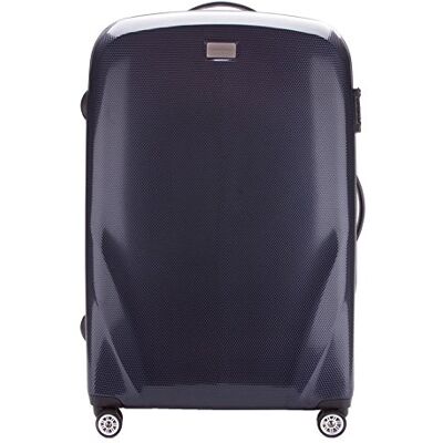 WITTCHEN PC Ultra Light Bagagli rigidi Valigia da viaggio Valigia trolley Valigia grande in policarbonato Quattro ruote doppie Lucchetto TSA Manico alluminio telescopico Taglia L Blu scuro WITTCHEN PC Ultra Light Bagagli rigidi Valigia da viaggio Valigia trolley Valigia grande in policarbonato Quattro ruote doppie Lucchetto TSA Manico alluminio telescopico Taglia L Blu scuro