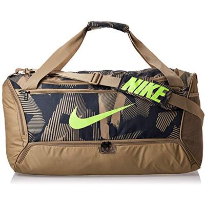 Nike Brasilia Duff 9.0 Borsa sportiva unisex, colore: cachi/cachi/Ghost Green, taglia unica Nike Brasilia Duff 9.0 Borsa sportiva unisex, colore: cachi/cachi/Ghost Green, taglia unica