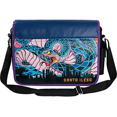 Deep Silver Gaya Entertainment Saints Row, borsa messenger Snake Mural, Blu/nero, Small Deep Silver Gaya Entertainment Saints Row, borsa messenger Snake Mural, Blu/nero, Small