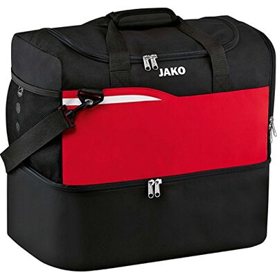 JAKO Competition 2.0, Set di asaiugamani Bambini, Schwarz/Rot, 45x30x42 cm JAKO Competition 2.0, Set di asaiugamani Bambini, Schwarz/Rot, 45x30x42 cm