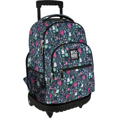 Grafoplás Grafoplas Zaino per la scuola con ruote, carrello integrato, 29 litri, 52 x 37 x 25 cm, modello Roller, collezione Park Bits & Bobs, perfetto materiale scolastico per bambini e elementari Grafoplás Grafoplas Zaino per la scuola con ruote, carrello integrato, 29 litri, 52 x 37 x 25 cm, modello Roller, collezione Park Bits & Bobs, perfetto materiale scolastico per bambini e elementari