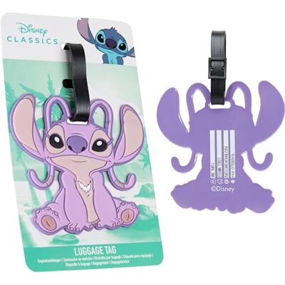 Disney Etichetta da Valigia Divertente, Etichette per Bagagli Portanome, Luggage Tag, Targhetta Valigia Aereo Stitch (Viola Angel) Disney Etichetta da Valigia Divertente, Etichette per Bagagli Portanome, Luggage Tag, Targhetta Valigia Aereo Stitch (Viola Angel)
