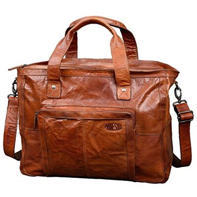 Pride and Soul Weekender Royal T 46 cm 38 L Borsa Sportiva Cognac, Cognac, 46 cm, Borsa da palestra Pride and Soul Weekender Royal T 46 cm 38 L Borsa Sportiva Cognac, Cognac, 46 cm, Borsa da palestra