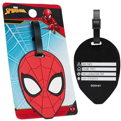 Marvel Etichetta da Valigia Divertente, Etichette per Bagagli Portanome, Luggage Tag, Targhetta Valigia Aereo (Rosso Spiderman) Marvel Etichetta da Valigia Divertente, Etichette per Bagagli Portanome, Luggage Tag, Targhetta Valigia Aereo (Rosso Spiderman)