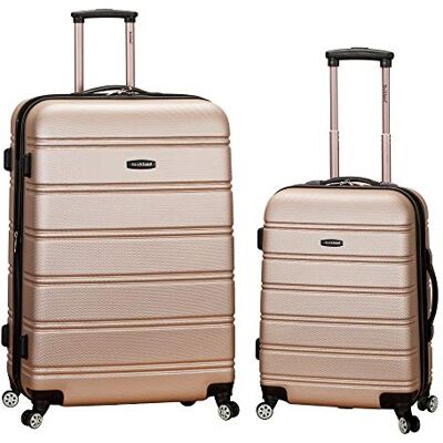 Rockland Melbourne Hardside Trolley espandibile con ruote girevoli, Chamapgne, Taglia unica, Melbourne Rockland Melbourne Hardside Trolley espandibile con ruote girevoli, Chamapgne, Taglia unica, Melbourne