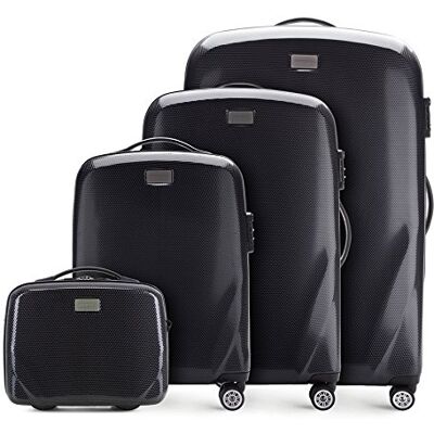 WITTCHEN PC Ultra Light Bagagli rigidi Valigia da viaggio Valigia trolley Valigia media in policarbonato Quattro ruote doppie Lucchetto TSA Manico alluminio telescopico Taglia WITTCHEN PC Ultra Light Bagagli rigidi Valigia da viaggio Valigia trolley Valigia media in policarbonato Quattro ruote doppie Lucchetto TSA Manico alluminio telescopico Taglia